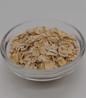 Flaked oats